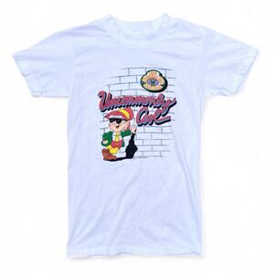 Vintage 80s Keebler Elf Fun Club Uncommonly Cool T Shirt Candy Snack Food Cookie